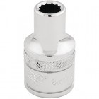 DRAPER 1/2\" Square Drive Hi-Torq® 12 Point Socket (8mm)