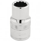 DRAPER 1/2\" Square Drive Hi-Torq® 12 Point Socket (12mm)