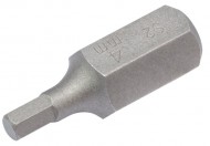 DRAPER 4mm x 30mm Hexagonal 10mm Insert Bit for Mechanics Bit Sets