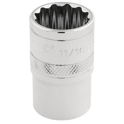 DRAPER 1/2\" Square Drive Hi-Torq® 12 Point Socket (11/16\")