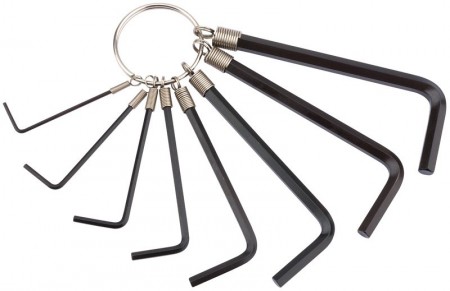 DRAPER 8 piece Metric Hexagon Key Set