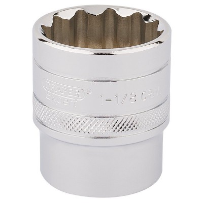 DRAPER 1/2\" Square Drive Hi-Torq® 12 Point Socket (1.1/8\")