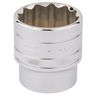 DRAPER 1/2\" Square Drive Hi-Torq® 12 Point Socket (1.1/4\")