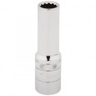 DRAPER 1/2\" Square Drive Hi-Torq® 12 Point Deep Socket (12mm)