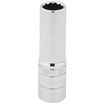 DRAPER 1/2\" Square Drive Hi-Torq® 12 Point Deep Socket (14mm)