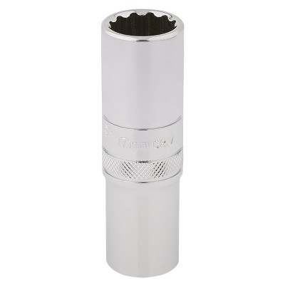 DRAPER 1/2\" Square Drive Hi-Torq® 12 Point Deep Socket (17mm)