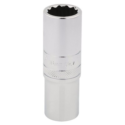 DRAPER 1/2\" Square Drive Hi-Torq® 12 Point Deep Socket (18mm)