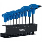 DRAPER 10 piece Metric T-Handle Hexagon Key Set