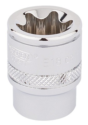 DRAPER 3/8\" Square Drive Tx-Star Socket (E18)