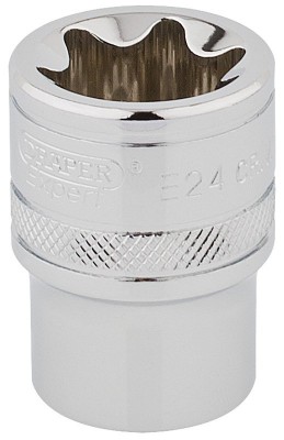 DRAPER 1/2\" Square Drive Tx-Star Socket (E24)