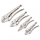 4 PIECE SELF GRIP PLIERS SET