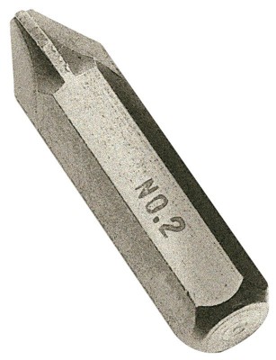 NO 2 PZ TYPE IMPACT SCREWDRIVER BIT