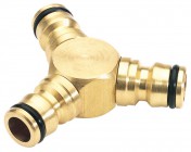 DRAPER Expert Brass 3 Way Connector