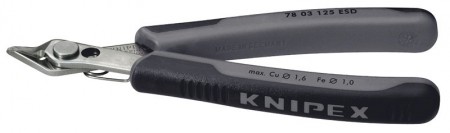 KNIPEX 125MM NON BEVEL ELECTROSTATIC SUPER KNIPS