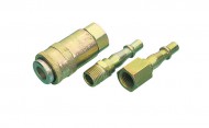 3 PIECE AIR LINE COUPLING SET 1/4 BSP