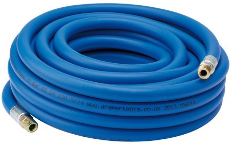 DRAPER 10M 1/4\" BSP 6mm Bore Air Line Hose