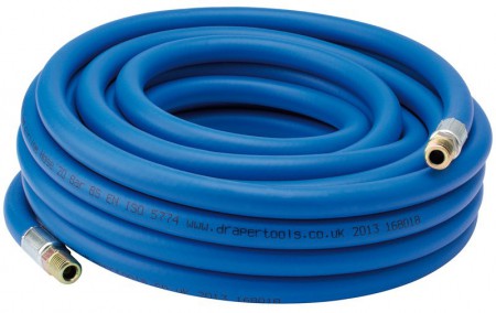 DRAPER 10M 1/4\" BSP 8mm Bore Air Line Hose