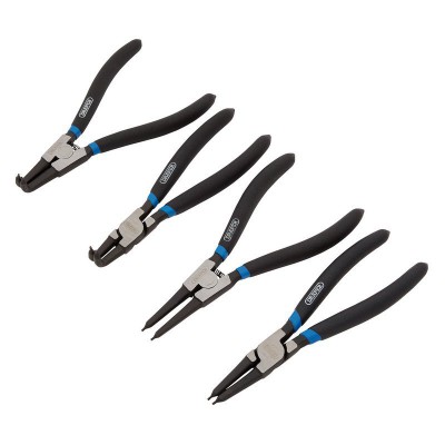 4 PIECE INTERNAL & EXTERNAL CIRCLIP PLIERS SET