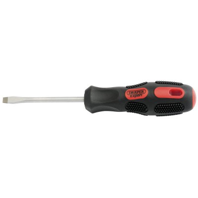 DRAPER EXPERT 5MM X 75MM PLAIN SLOT FLARED TIP SCREWDRIVER (DISPLAY PACKED)