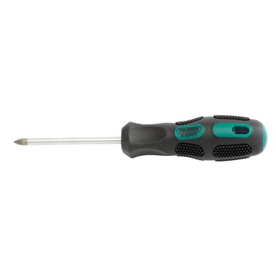 DRAPER EXPERT No.0 X 75MM PZ TYPE SCREWDRIVER (DISPLAY PACKED)