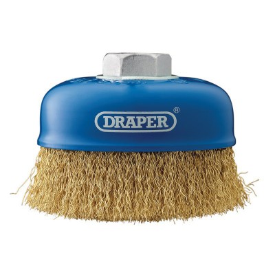 DRAPER EXPERT 100MM x M14 CRIMPED WIRE CUP BRUSH