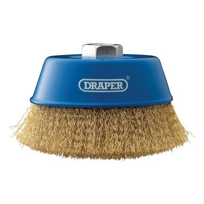 DRAPER EXPERT 125MM x M14 CRIMPED WIRE CUP BRUSH