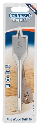 DRAPER Expert 25.0mm Flat Wood Bit