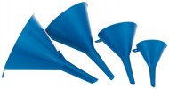 4 PIECE PLASTIC FUNNEL SET