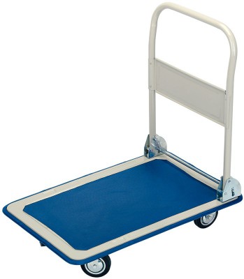 PLATFORM TROLLEY WITH FOLDING HANDLE