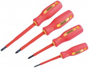 DRAPER 4 Piece Fully Insulated Screwdriver Set