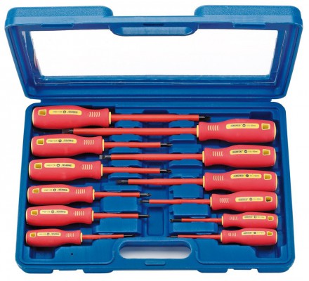 DRAPER 12 Piece Fully Insulated Screwdriver Set