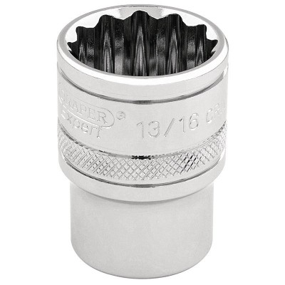 DRAPER 3/8\" Square Drive Hi-Torq® 12 Point Socket (13/16\")