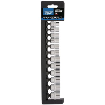 DRAPER 3/8\" Sq. Dr. Draper Expert Multi-Drive® Socket Set (12 Piece)