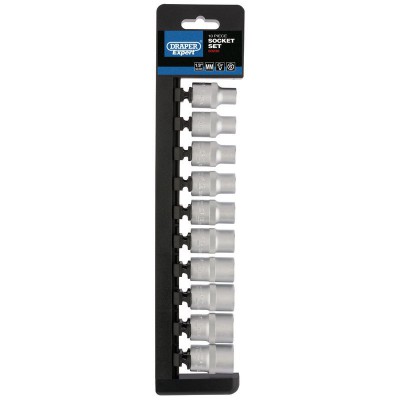 DRAPER 1/2\" Sq. Dr. Metric Socket Set (10 Piece)