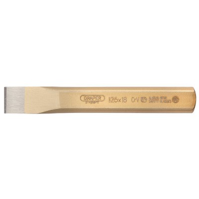 DRAPER EXPERT 18MM X 125MM FLAT COLD CHISEL