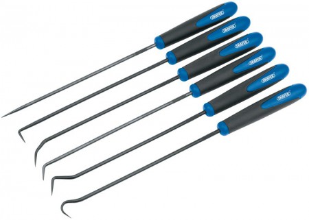 DRAPER 6 piece Long Reach Hook and Pick Set