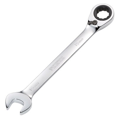 DRAPER 15mm Draper Hi-Torq® Metric Reversible Ratcheting Combination Spanner