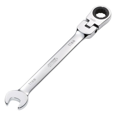 DRAPER 11mm Draper Hi-Torq® Metric Flexible Head Ratcheting Combination Spanner