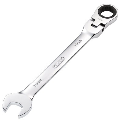 DRAPER 19mm Draper Hi-Torq® Metric Flexible Head Ratcheting Combination Spanner