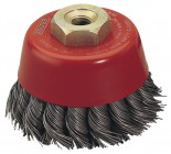 DRAPER EXPERT 60MM x M10 TWIST KNOT WIRE CUP BRUSH