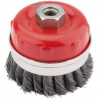 DRAPER EXPERT 100MM x M14 TWIST KNOT WIRE CUP BRUSH