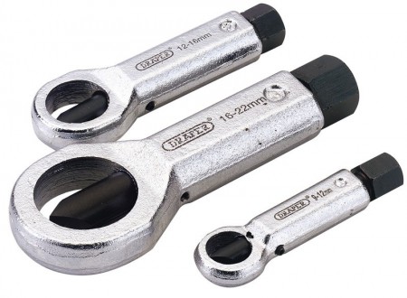 9MM - 22MM CAPACITY 3 PIECE NUT SPLITTER SET