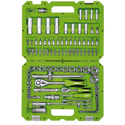 Draper 1/4\" and 1/2\" Sq. Dr. Metric Tool Kit (100 piece)