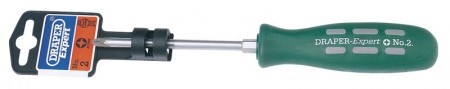 DRAPER EXPERT NO 2 X 100MM PZ TYPE MECHANICS SCREWDRIVER (DISPLAY PACKED)