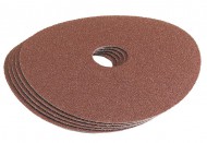 115MM 36GRIT ALUMINIUM OXIDE SANDING DISC PACK OF 5