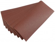 232 X 92MM 100GRIT ALUMINIUM OXIDE SANDING SHEETS PACK OF 10