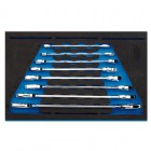 Open Ended Spanner Set in 1/4 Drawer EVA Insert Tray (8 Piece)