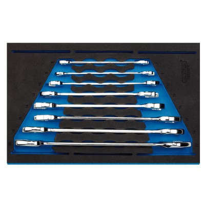 Open Ended Spanner Set in 1/4 Drawer EVA Insert Tray (8 Piece)