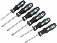 DRAPER Soft Grip Screwdriver Set (6 Piece)