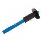 25 x 300MM OCTAGONAL SHANK COLD CHISEL WITH HAND GUARD